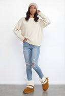 Faux Fur Cuff Ankle Booties
