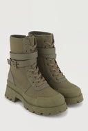 Buckle Combat Boots