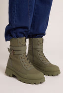 Buckle Combat Boots