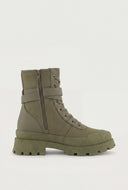 Buckle Combat Boots