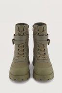 Buckle Combat Boots