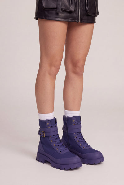 Buckle Combat Boots