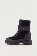 Buckle Combat Boots