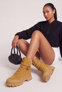 Buckle Combat Boots