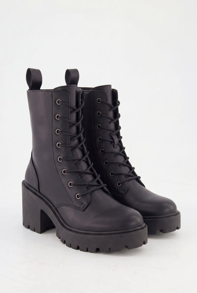 Lug Sole Platform Combat Boots