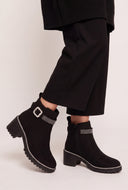 Glam Buckle Booties