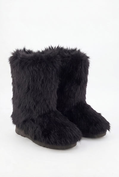 Cynthia Faux Fur Booties