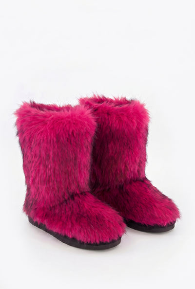 Cynthia Faux Fur Booties