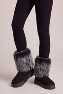 Faux Fur Cuff Booties