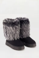 Faux Fur Cuff Booties