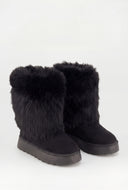 Faux Fur Cuff Booties