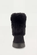 Faux Fur Cuff Booties