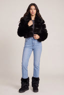 Faux Fur Cuff Booties