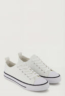 Canvas Lace-Up Sneakers