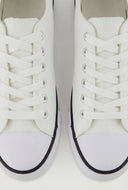 Canvas Lace-Up Sneakers