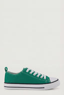 Canvas Lace-Up Sneakers