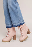 Sereia Double Lace Up Booties