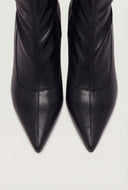 Pointed Toe Stiletto Heel Dress Booties