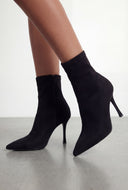 Pointed Toe Stiletto Heel Dress Booties