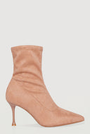 Pointed Toe Stiletto Heel Dress Booties