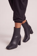 Square Toe Ankle Booties