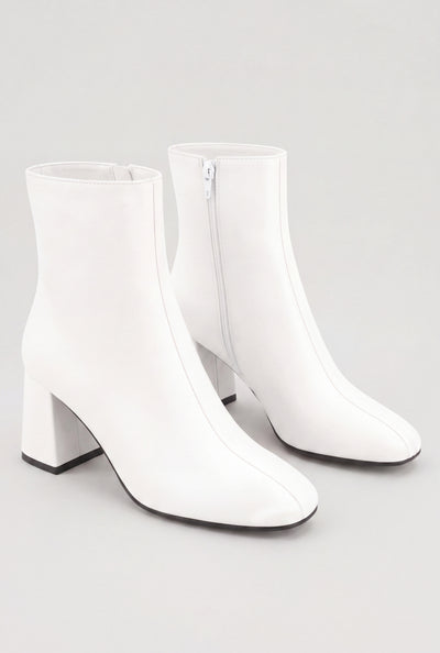 Square Toe Ankle Booties