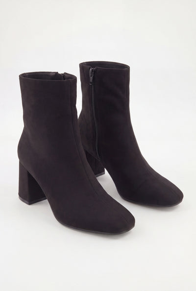Square Toe Ankle Booties