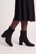 Square Toe Ankle Booties