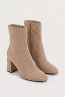 Square Toe Ankle Booties