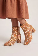 Square Toe Ankle Booties