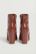 Block Heel Almond Toe Ankle Booties