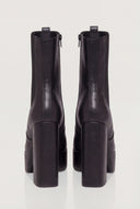 Square Toe High Heel Chelsea Boots