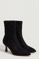 Pointed Toe Zip Ankle Booties