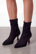 Pointed Toe Zip Ankle Booties