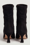 Pointed Toe Zip Ankle Booties
