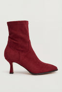 Pointed Toe Zip Ankle Booties