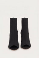 Peep Toe Stiletto Booties