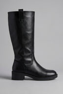 Mid Calf Square Toe Riding Boots
