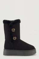 Zariah Button Loop Platform Winter Boots