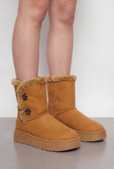 Zariah Button Loop Platform Winter Boots