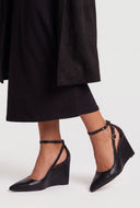 Pointed Toe Wedge Pumps