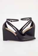 Pointed Toe Wedge Pumps