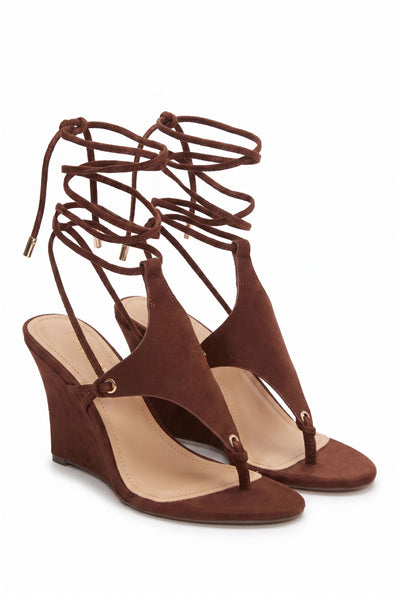 Lace Up Gladiator Wedges