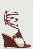 Lace Up Gladiator Wedges