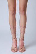 Lace Up Gladiator Wedges
