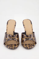 Sculpted Wedge Mule Sandals