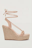 Chain Strap Espadrille Wedges