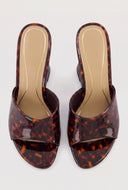 Open Toe Wedge Mules