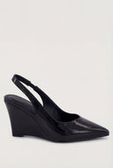 Pointed Toe Slingback Wedges
