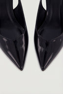 Pointed Toe Slingback Wedges